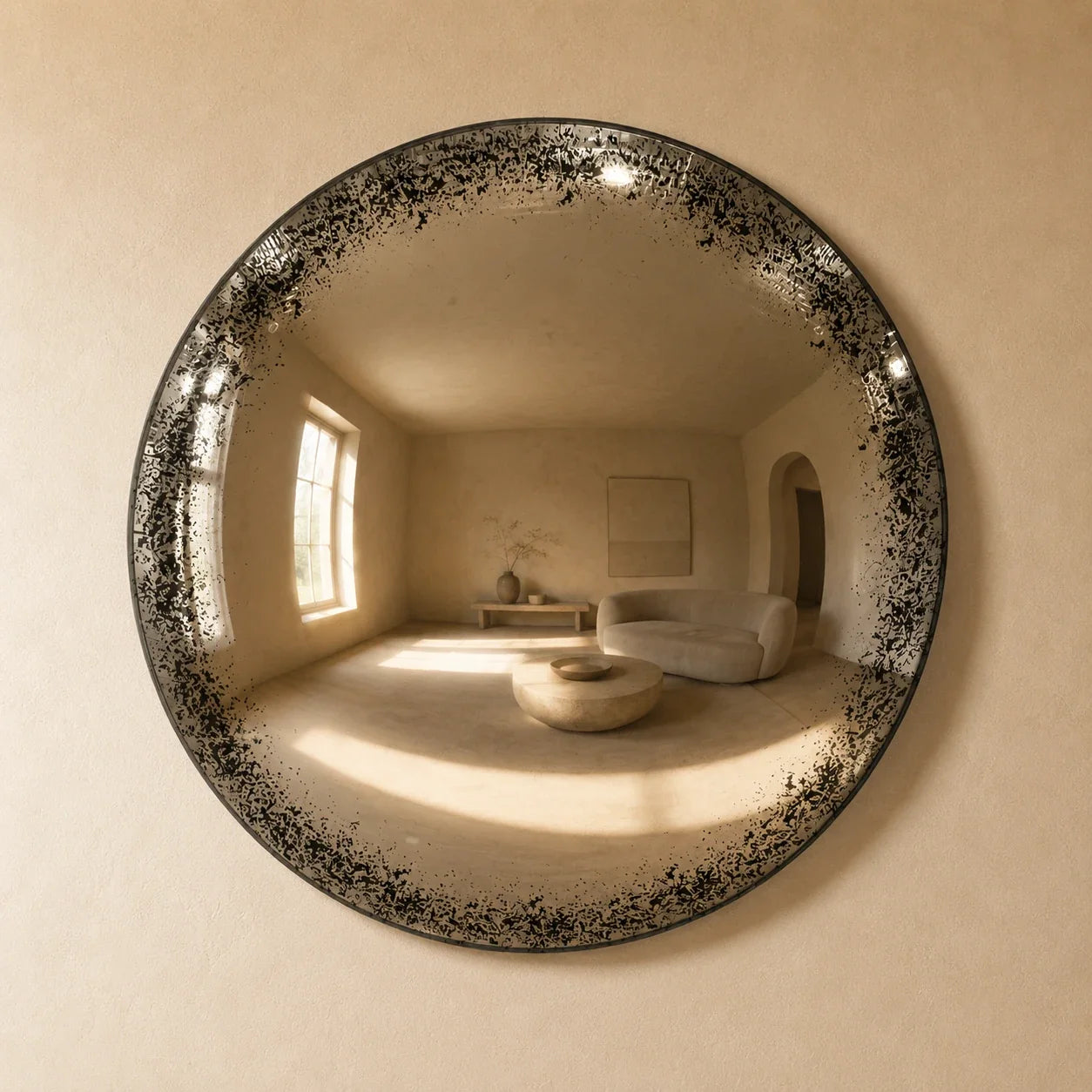 Luxury Modern Convex Mirror European Style for Villa