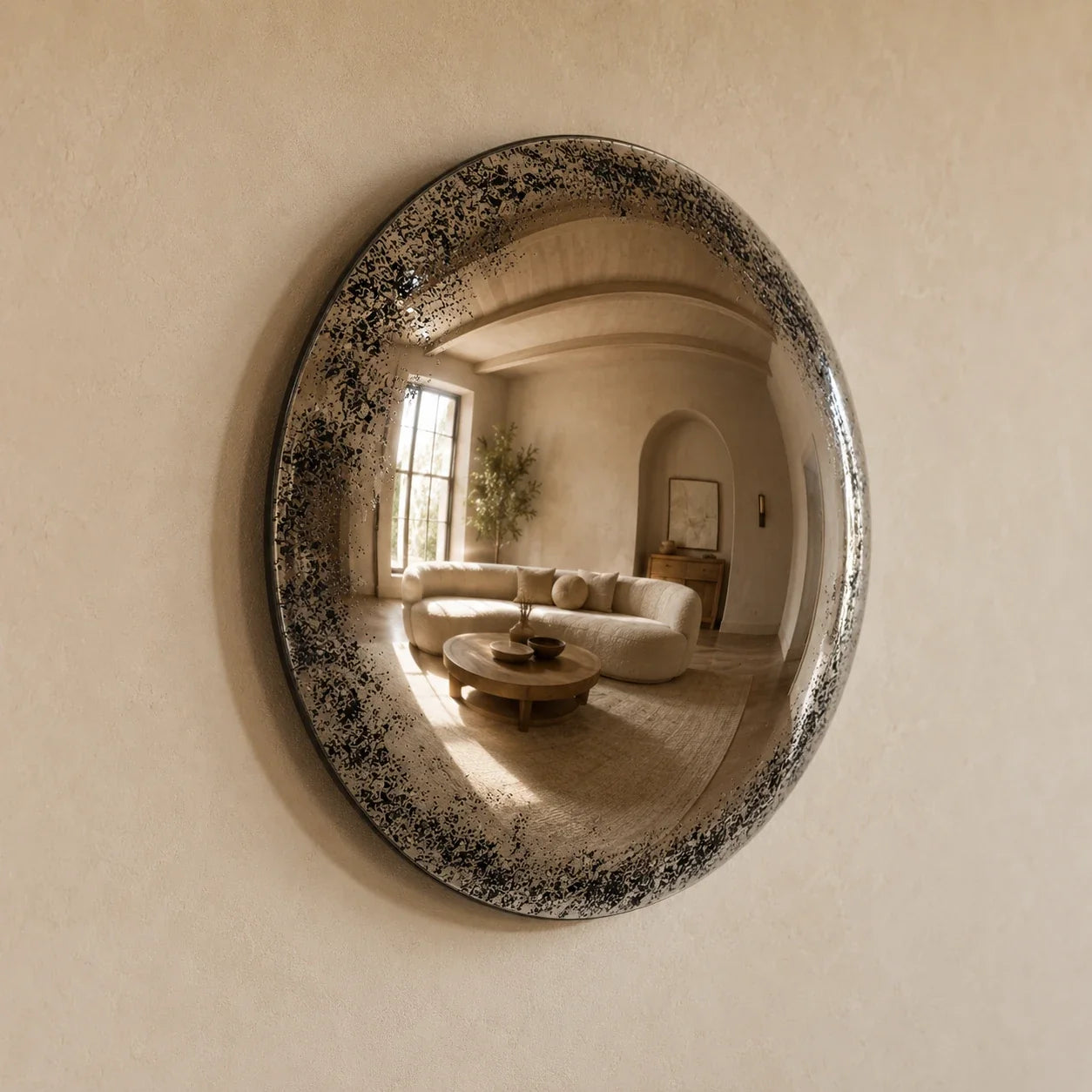 Luxury Modern Convex Mirror European Style for Villa