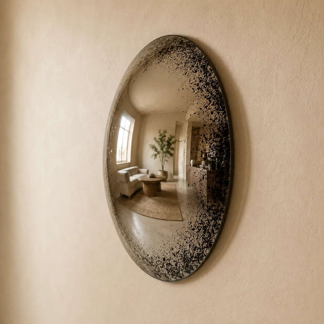 Luxury Modern Convex Mirror European Style for Villa