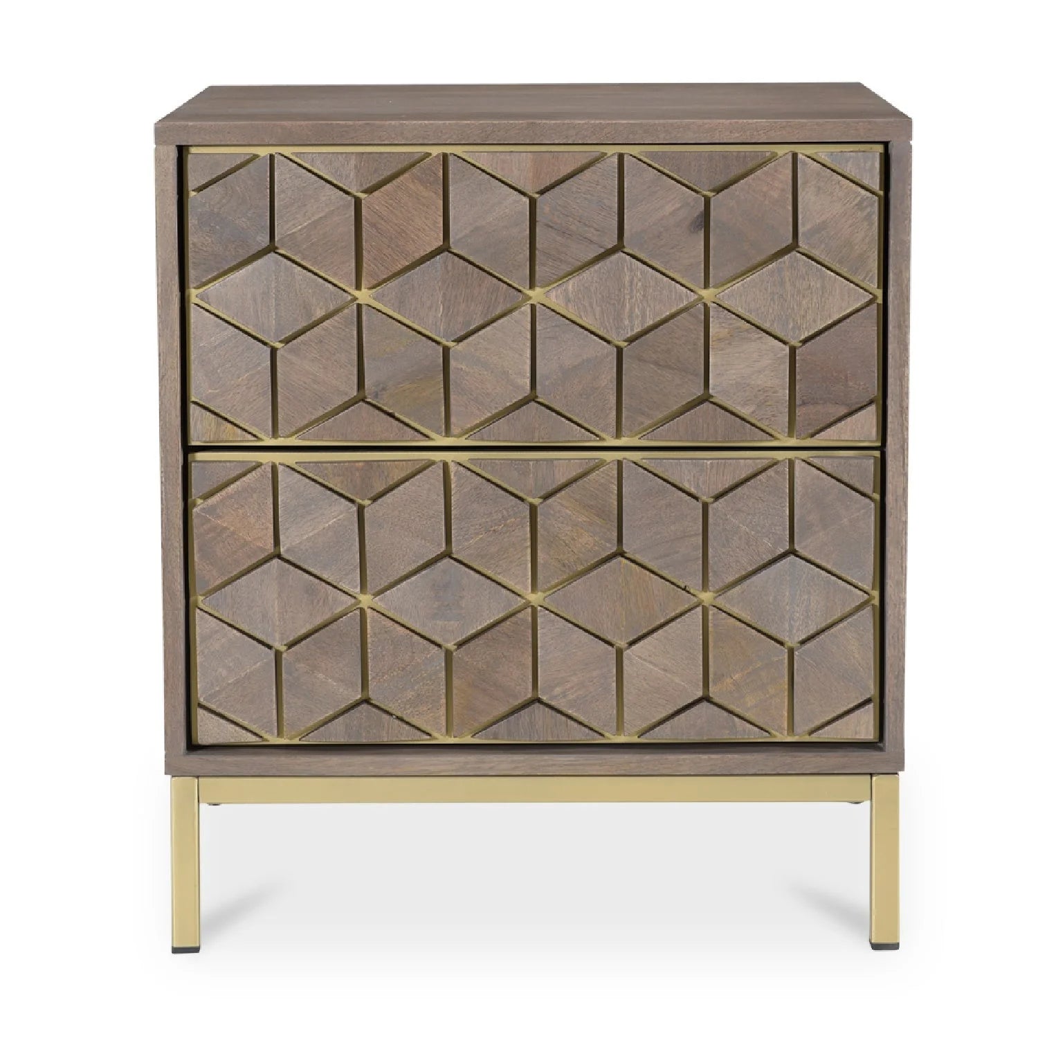 Luxury Modern Corolla Nightstand European Style for Villa