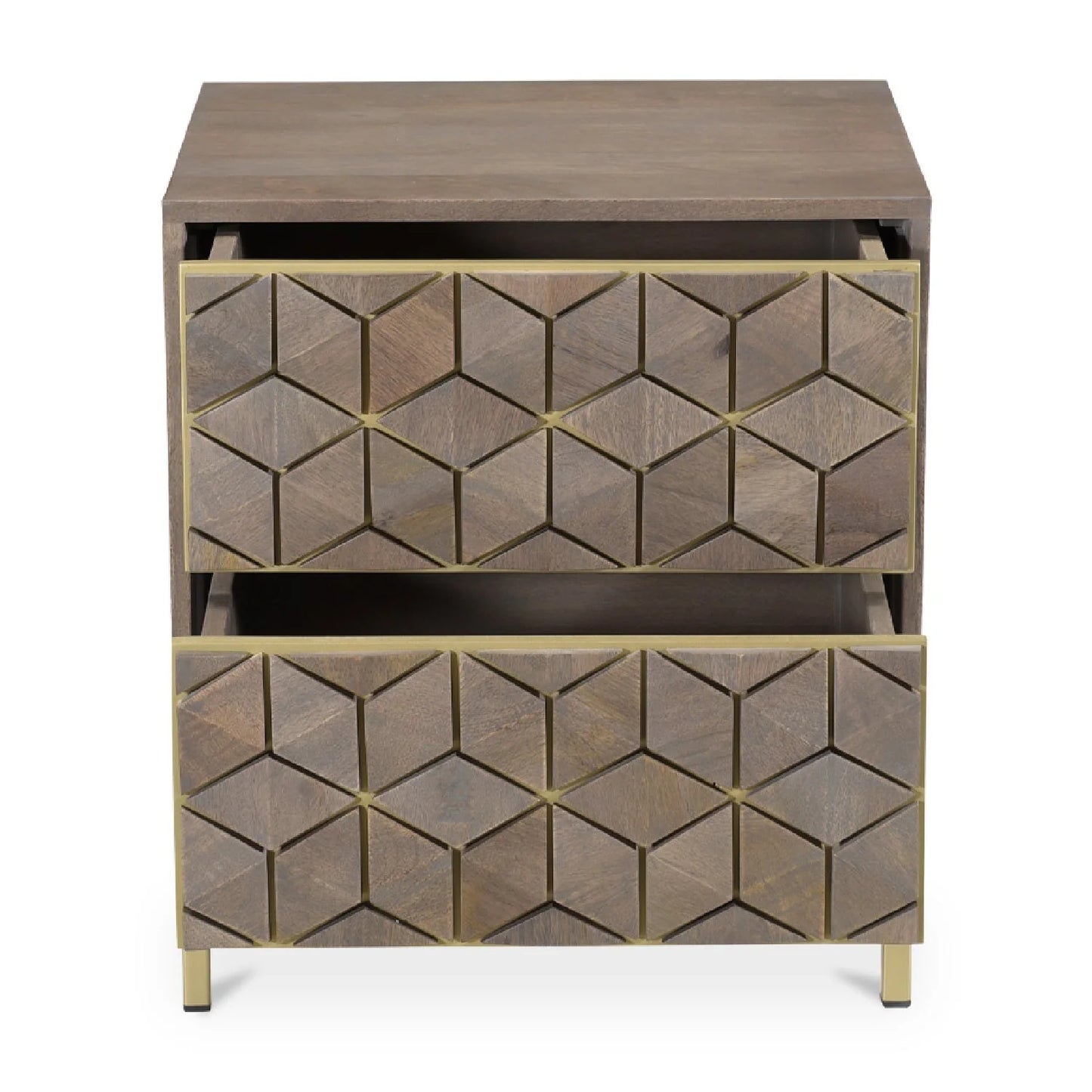 Luxury Modern Corolla Nightstand European Style for Villa