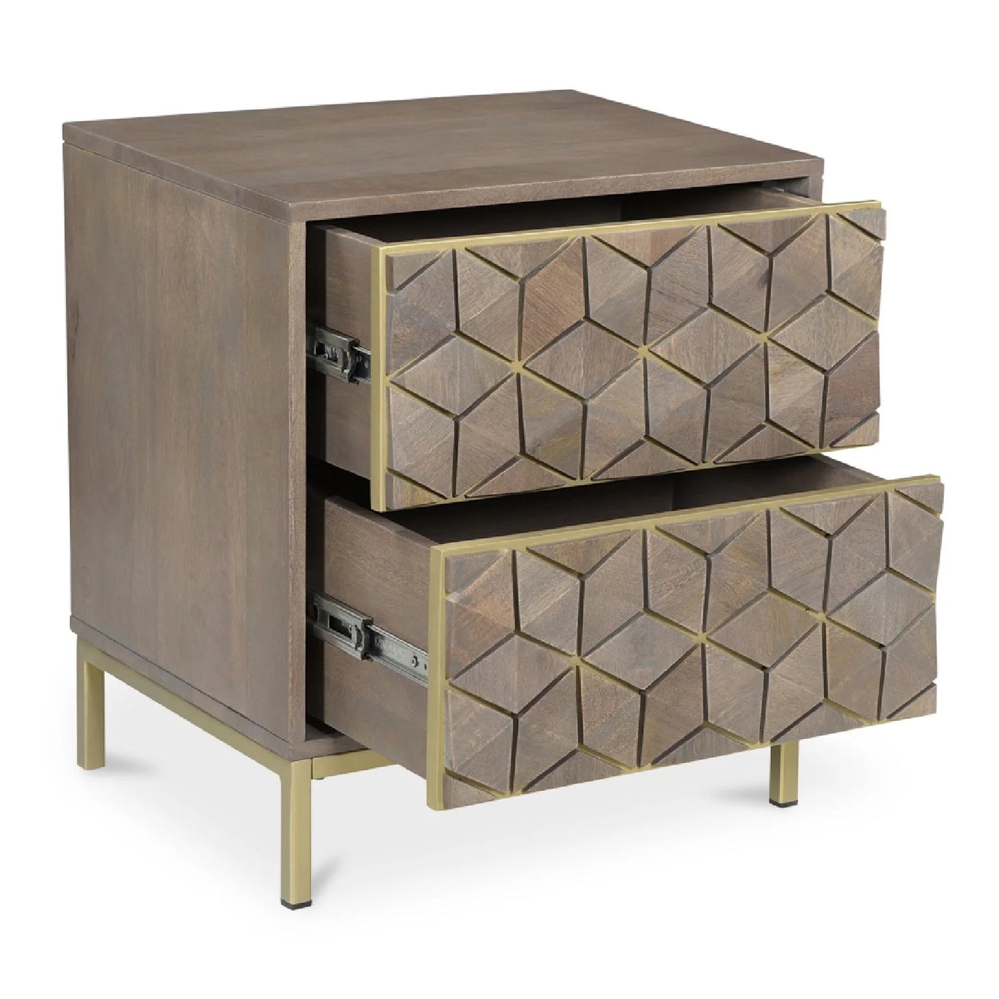 Luxury Modern Corolla Nightstand European Style for Villa