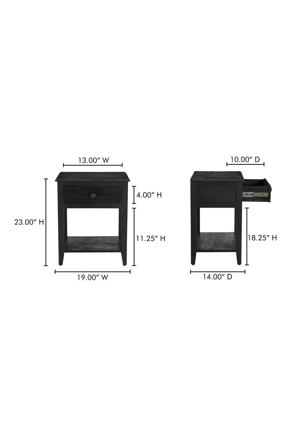 Luxury Modern Corrine Nightstand European Style for Villa