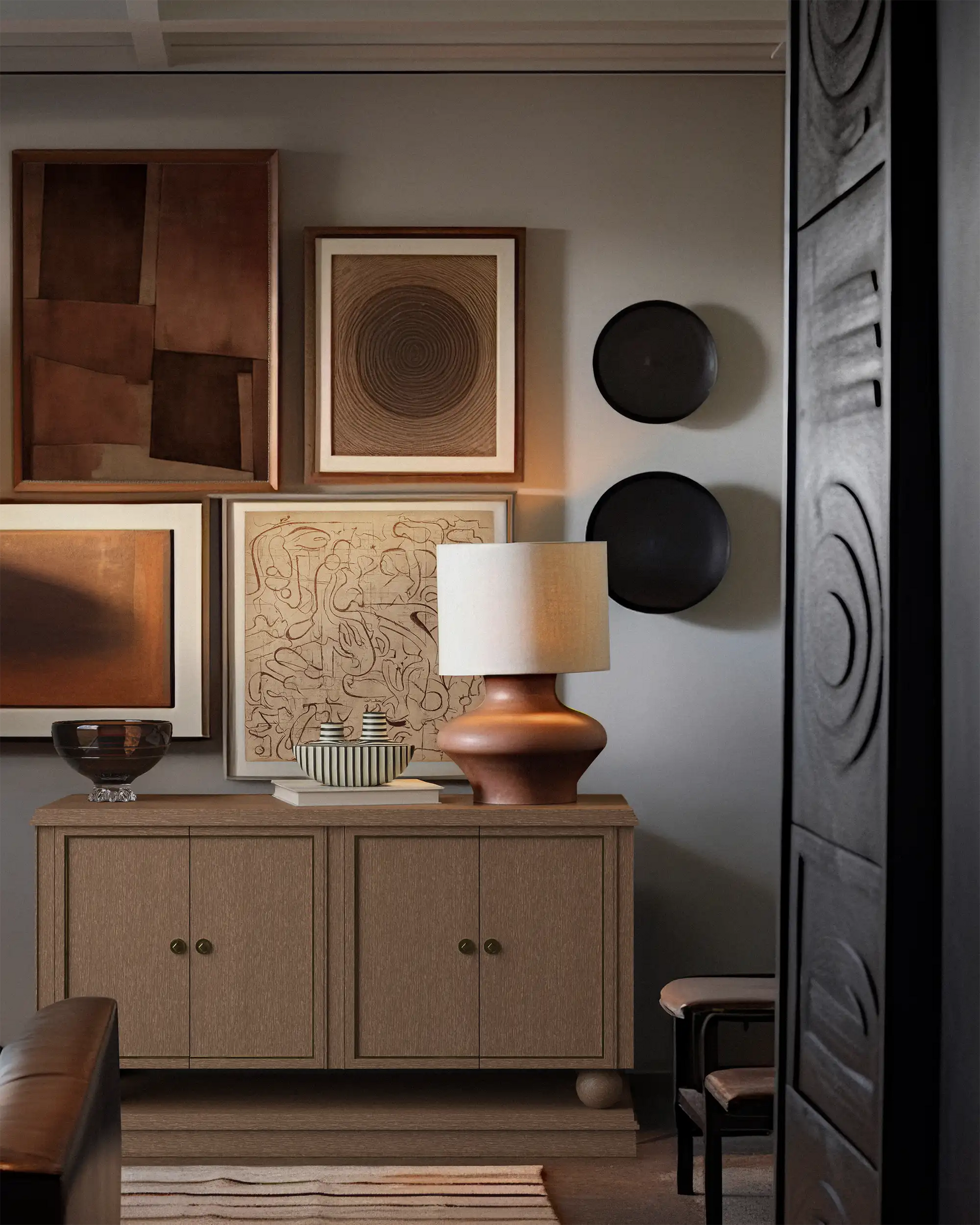 Luxury Modern Corvaux Credenza European Style for Villa