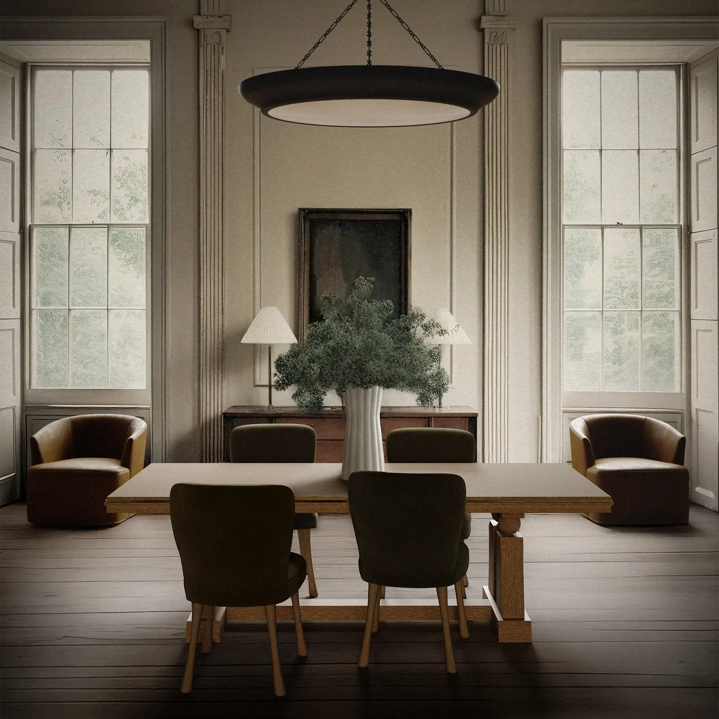 Luxury Modern Corvaux Dining Table European Style for Villa