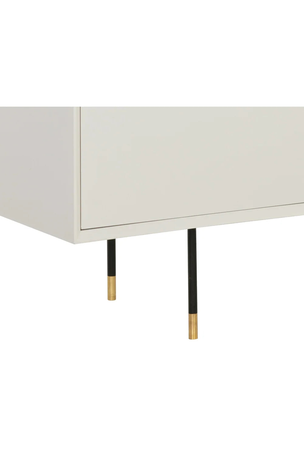 Luxury Modern Cream 4-Door Sideboard European Style for Villa