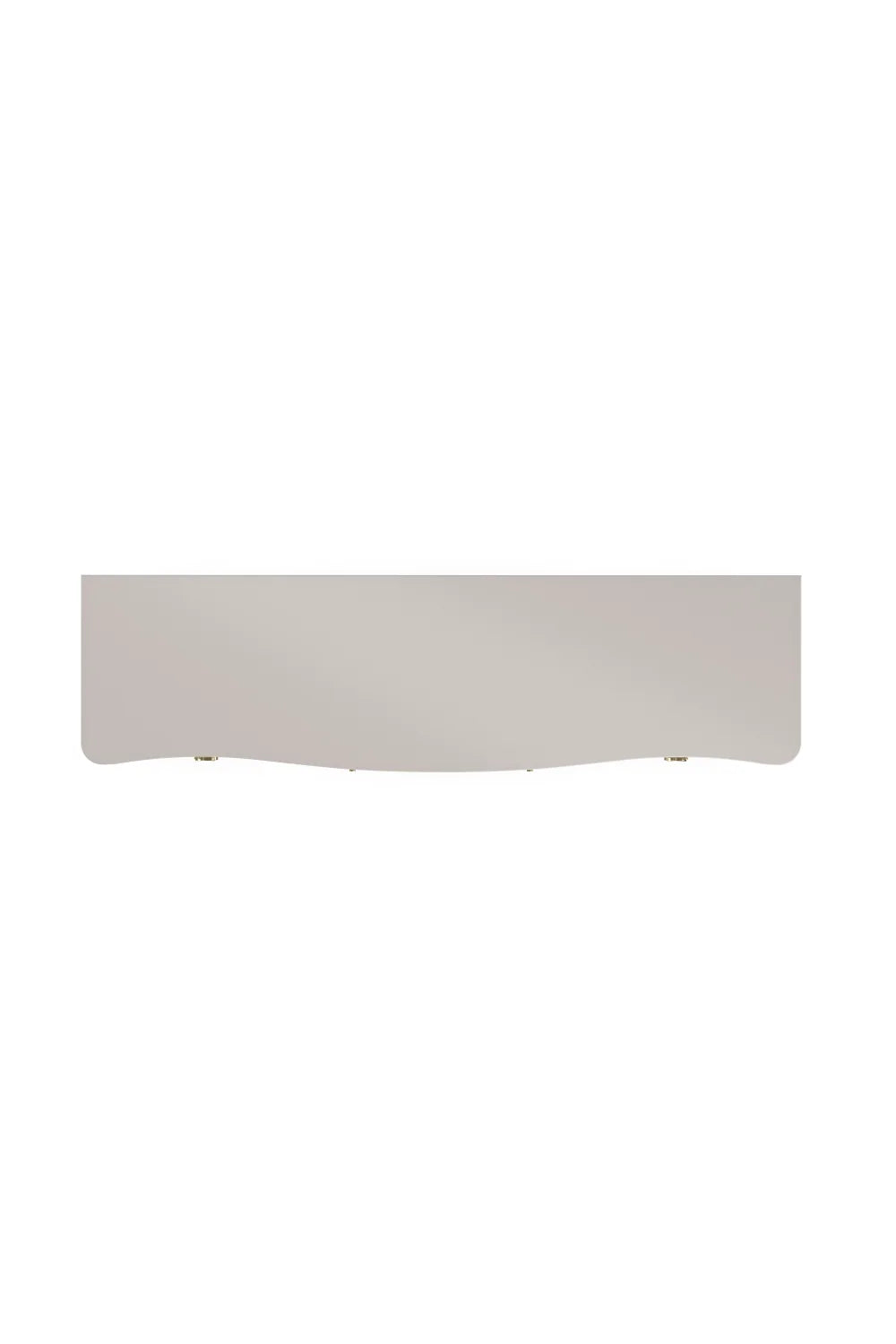 Luxury Modern Cream Curved Dresser European Style for Villa