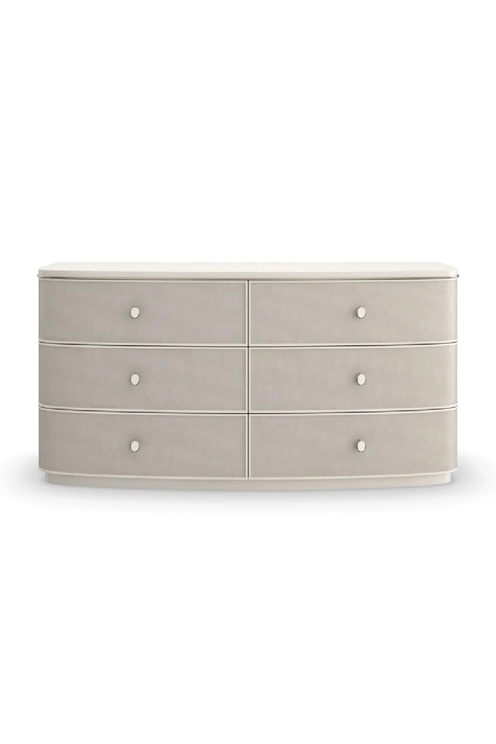 Luxury Modern Cream Linen Dresser European Style for Villa