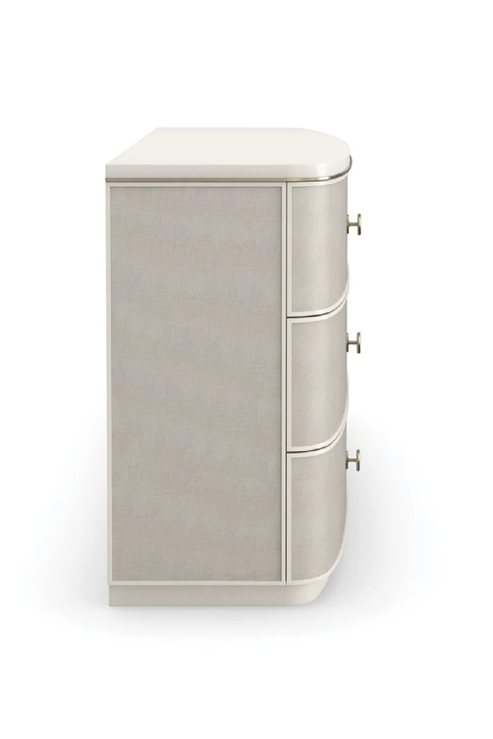 Luxury Modern Cream Linen Dresser European Style for Villa