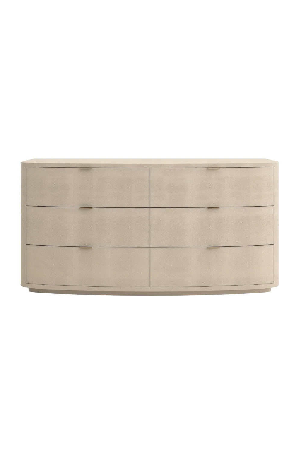 Luxury Modern Cream Shagreen Dresser European Style for Villa