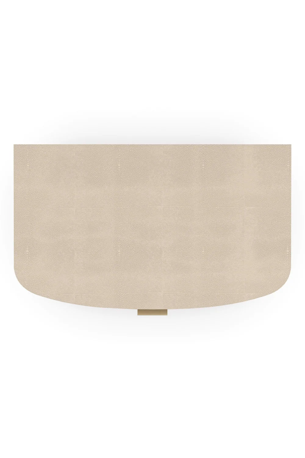 Luxury Modern Cream Shagreen Nightstand European Style for Villa