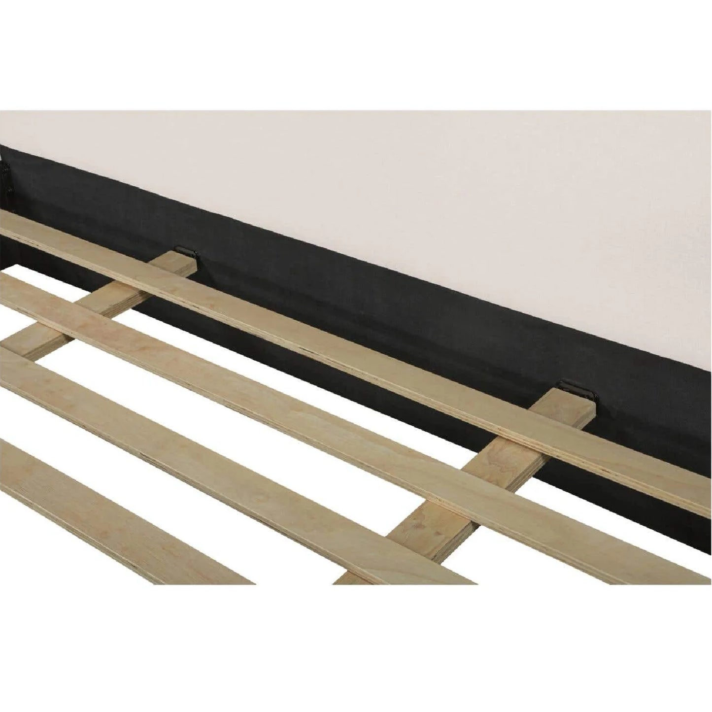 Luxury Modern Cream Upholstered Bed European Style for Villa