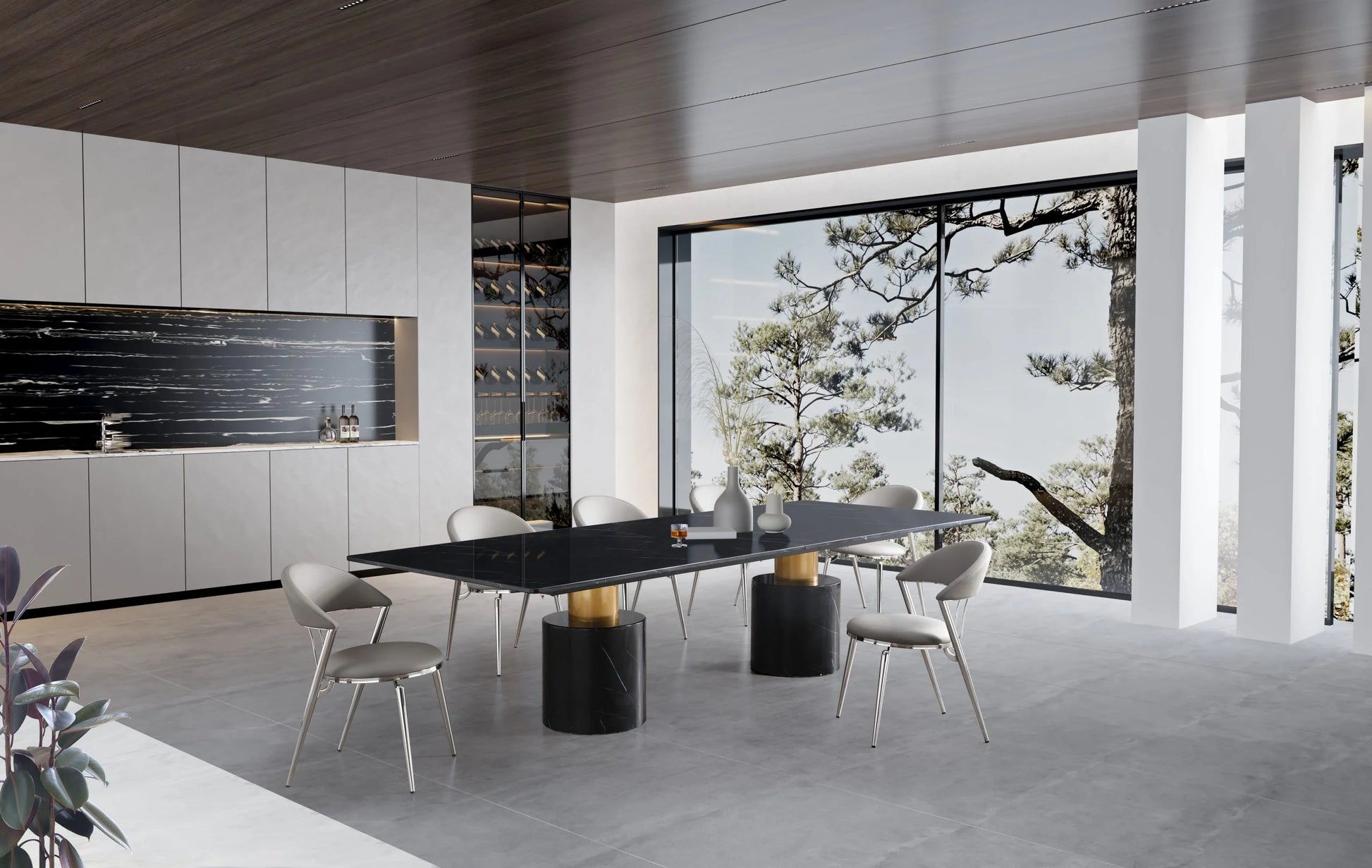 Luxury Modern Croatia Dining Table European Style for Villa