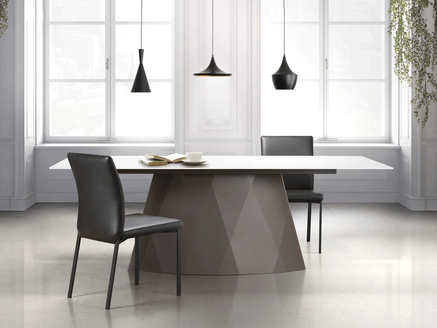 Luxury Modern Crystala Dining Table European Style for Villa