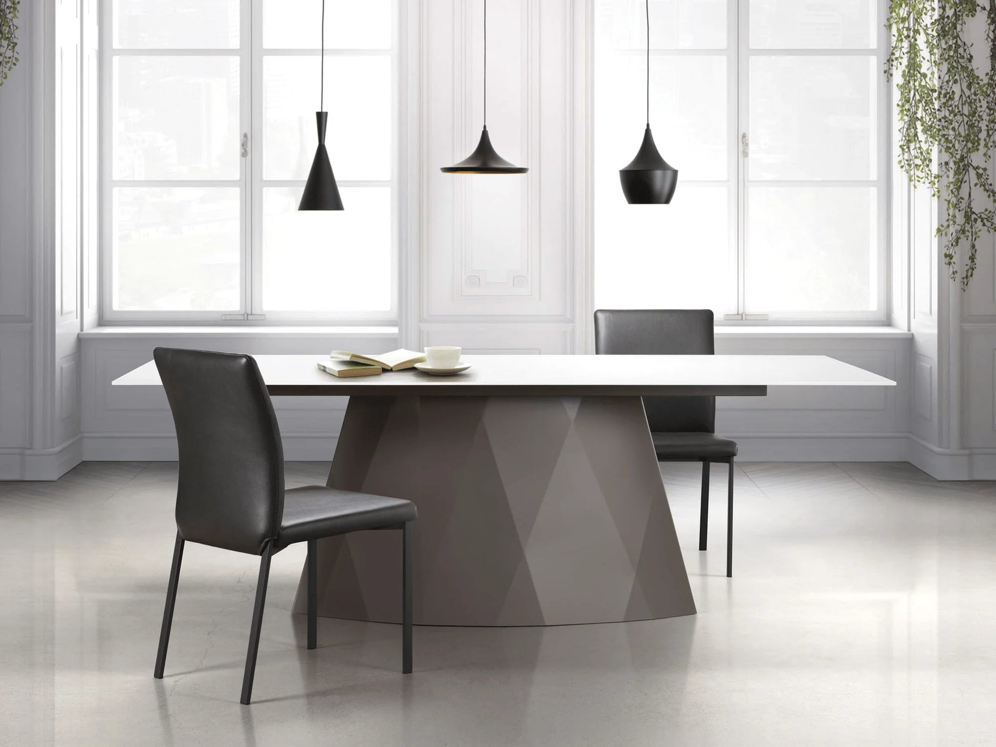 Luxury Modern Crystala Dining Table European Style for Villa