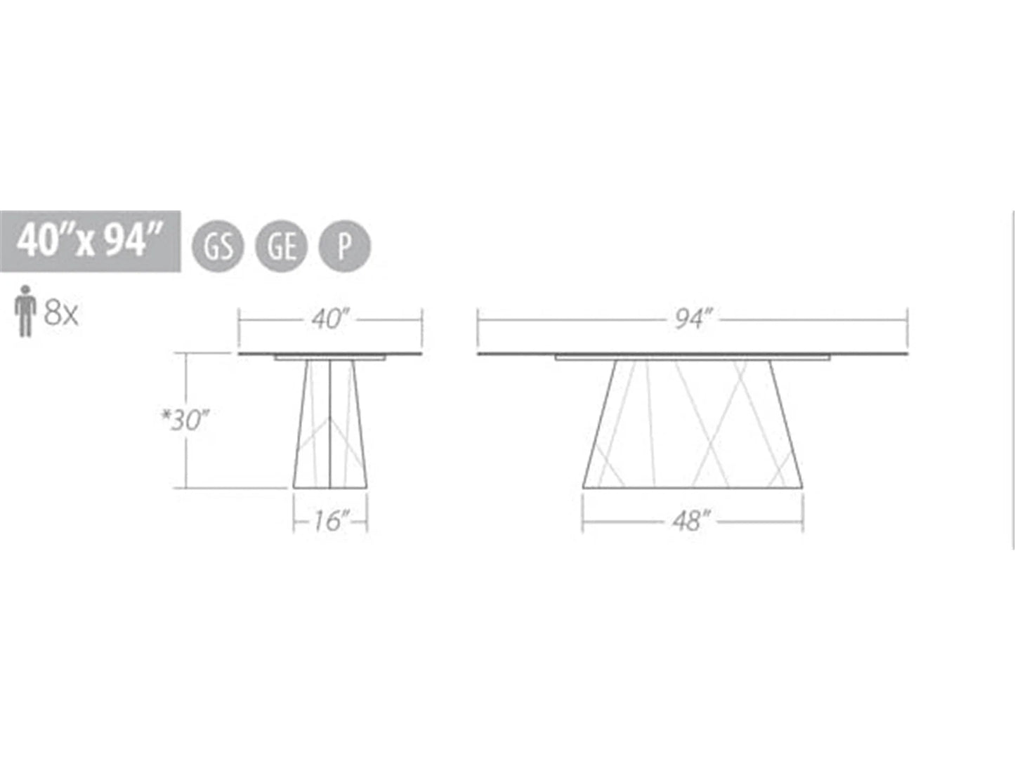 Luxury Modern Crystala Dining Table European Style for Villa