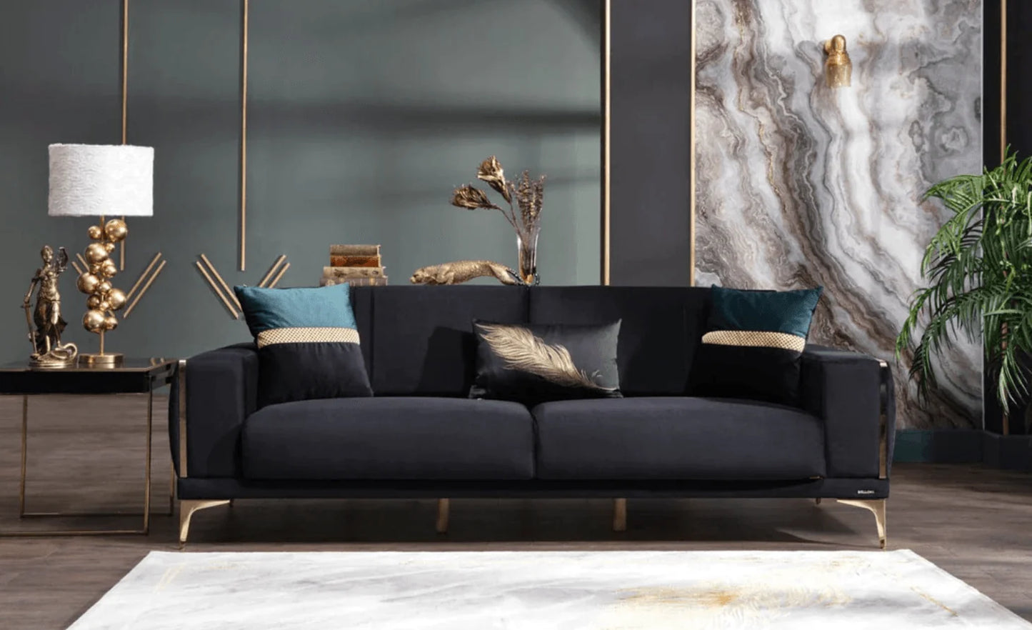 Luxury Modern Cubano Sofa Sleeper European Style for Villa