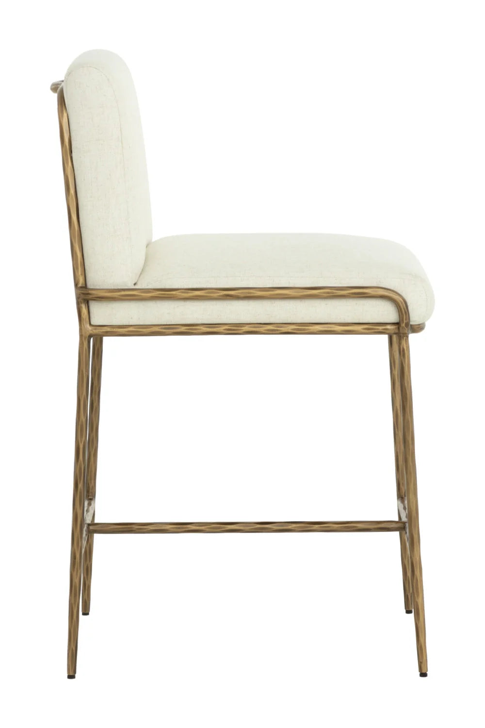 Luxury Modern Curved Counter Stool European Style for Villa