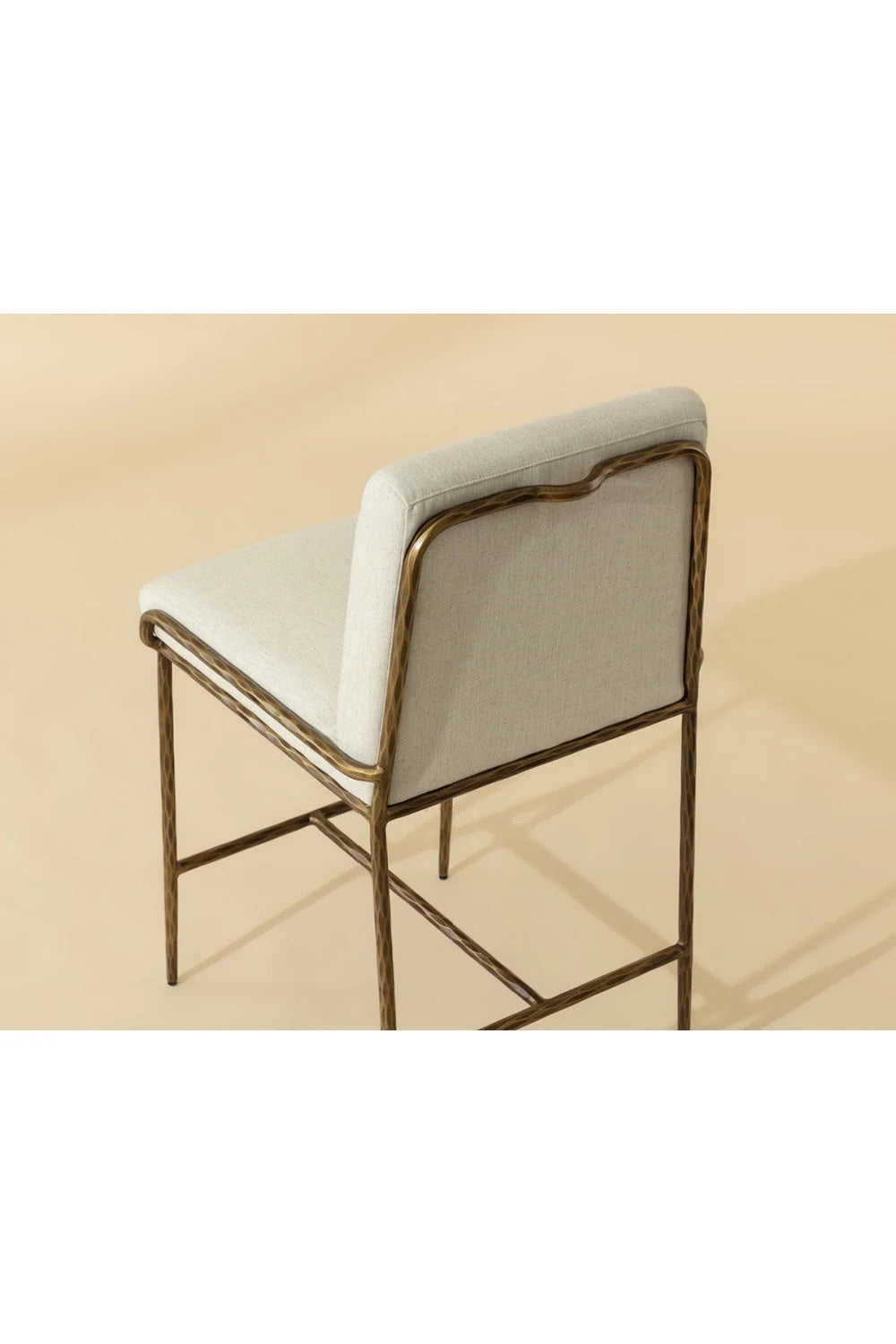 Luxury Modern Curved Counter Stool European Style for Villa