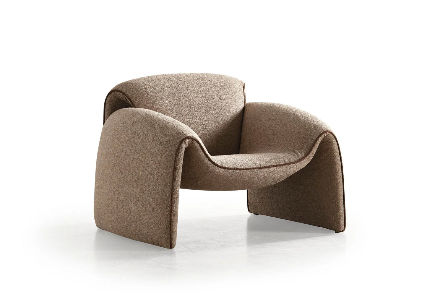 Luxury Modern Curves Accent Chair European Style for Villa