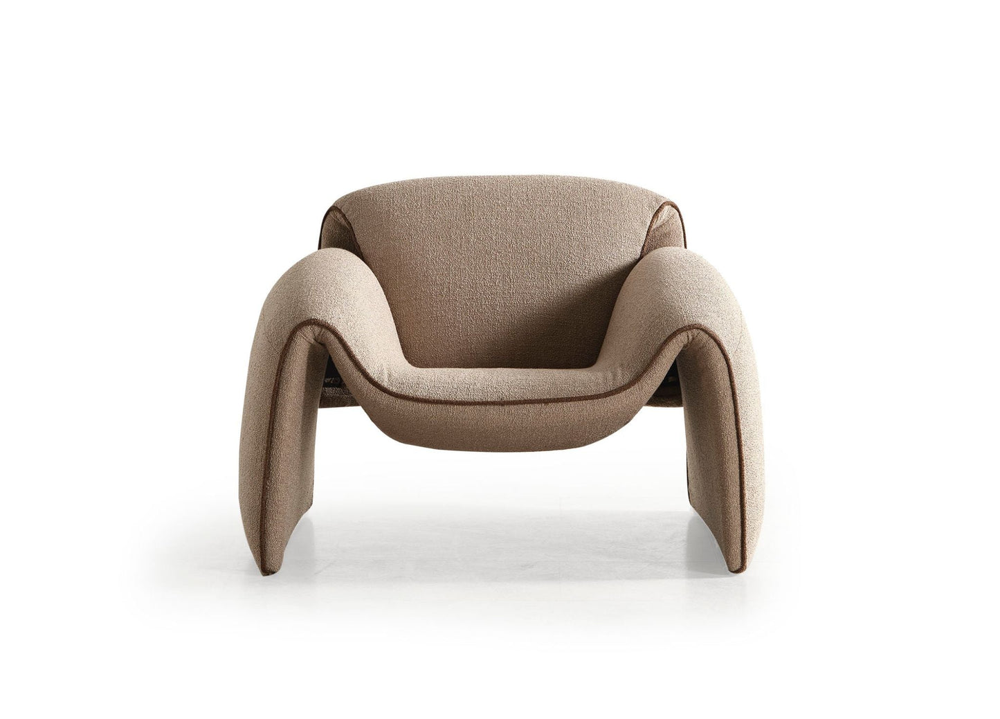 Luxury Modern Curves Accent Chair European Style for Villa