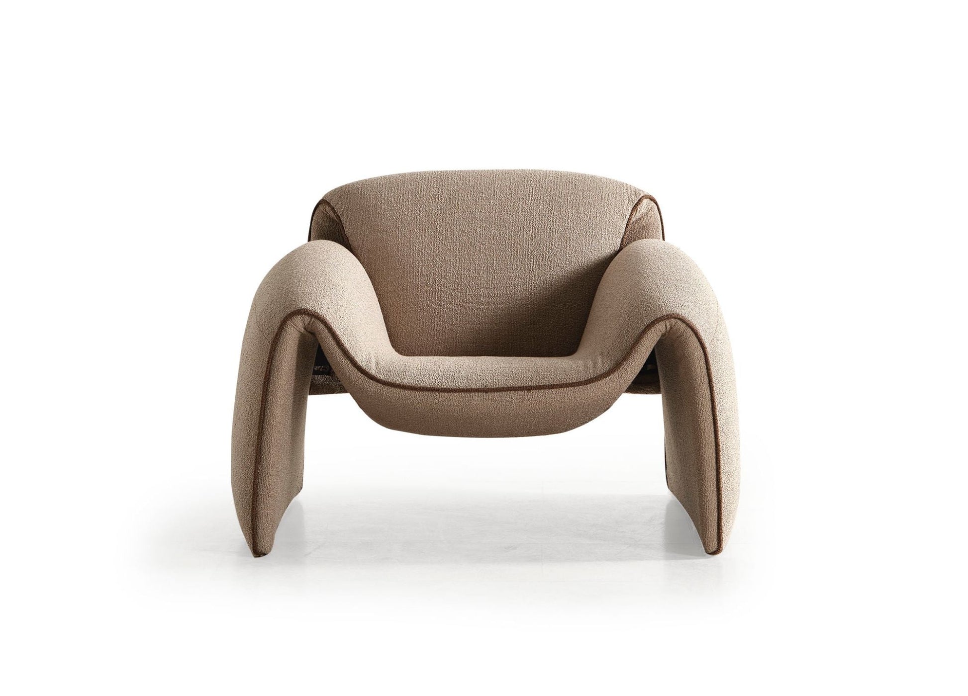 Luxury Modern Curves Accent Chair European Style for Villa