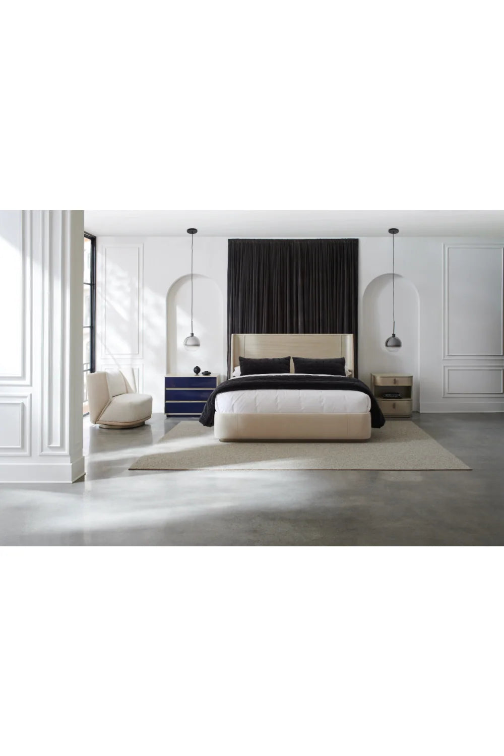 Luxury Modern Da Vita Nightstand European Style for Villa