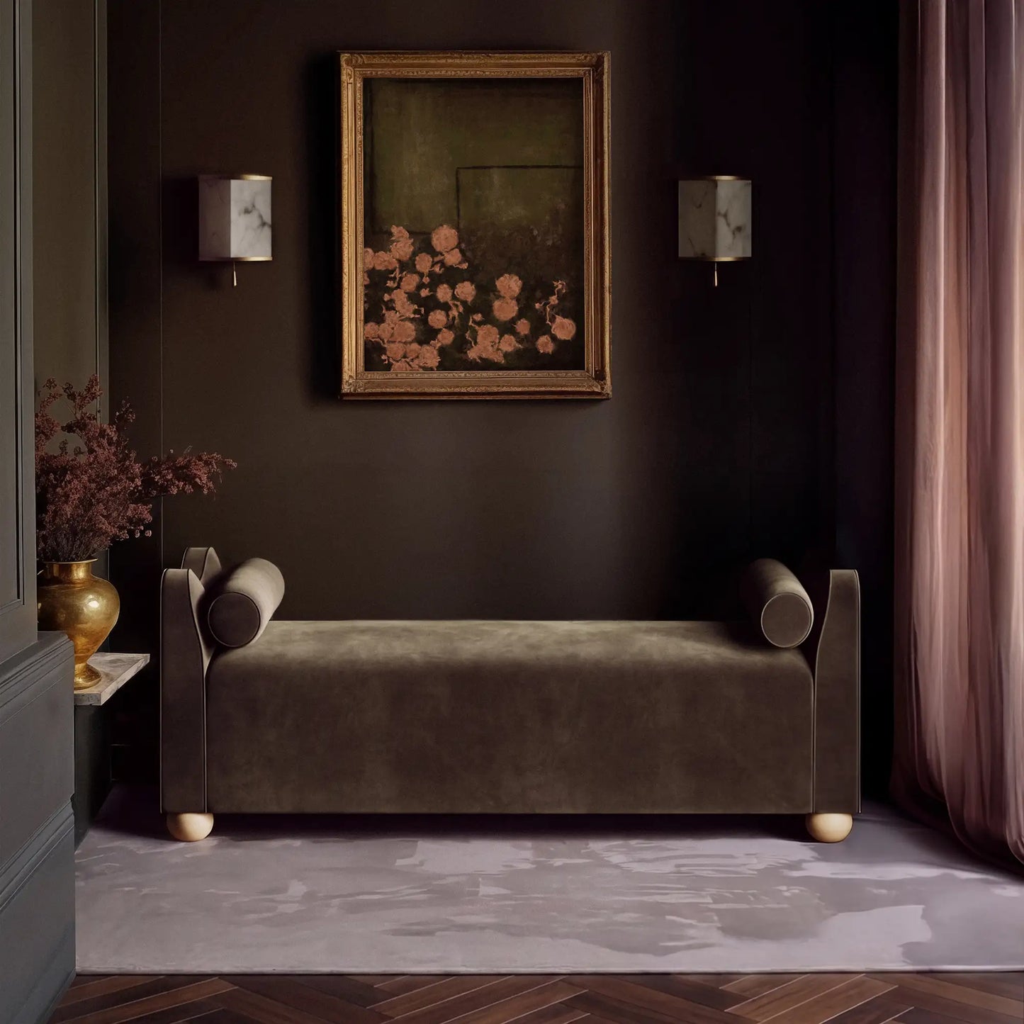 Luxury Modern Danielle Bench European Style for Villa