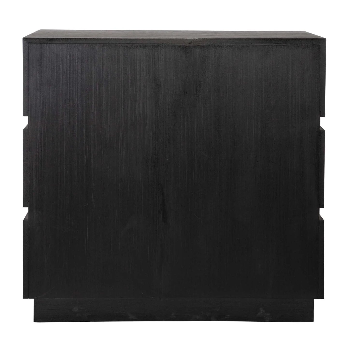 Luxury Modern Dark Acacia 3-Drawer Chest European Style for Villa