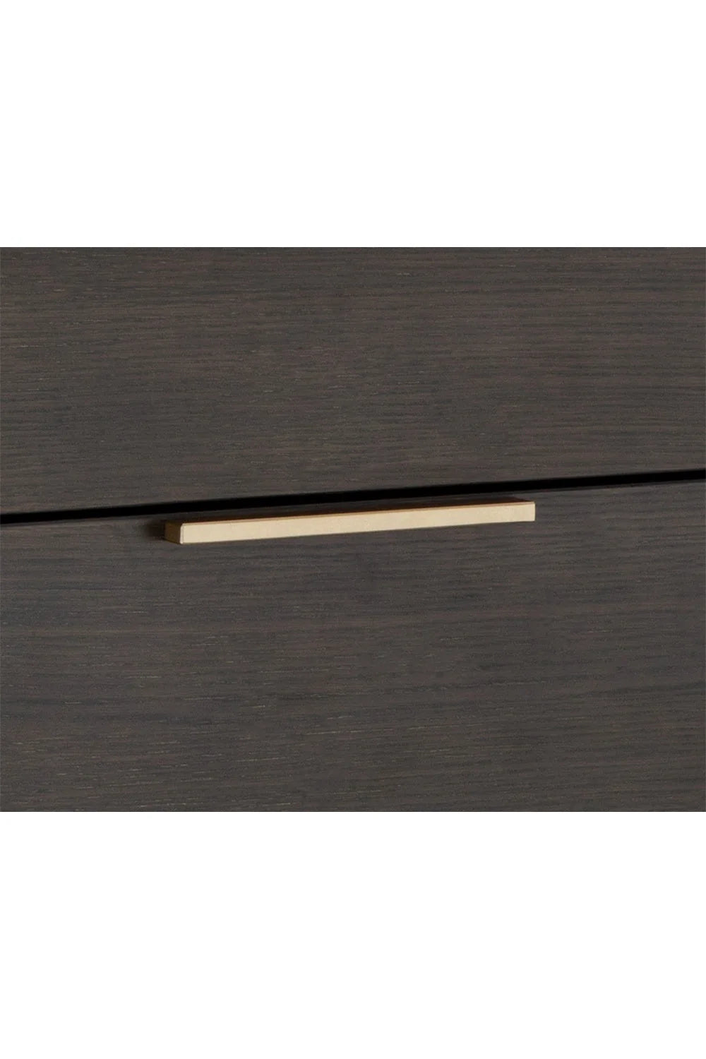 Luxury Modern Dark Gray Oak Dresser European Style for Villa