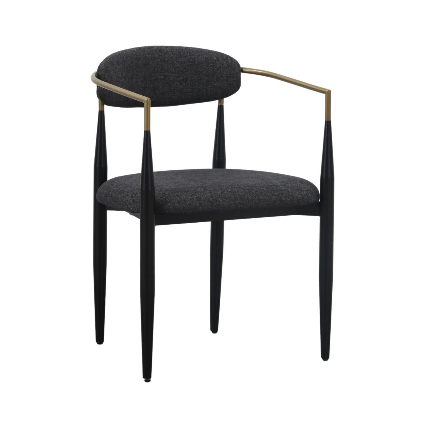 Luxury Modern Dark Grey Dining Chair European Style for Villa