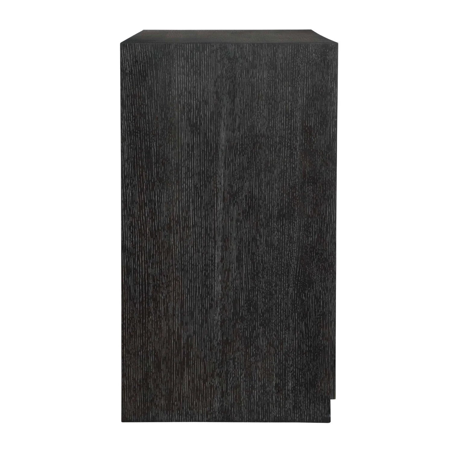 Luxury Modern Dark Oak 4-Drawer Chest European Style for Villa