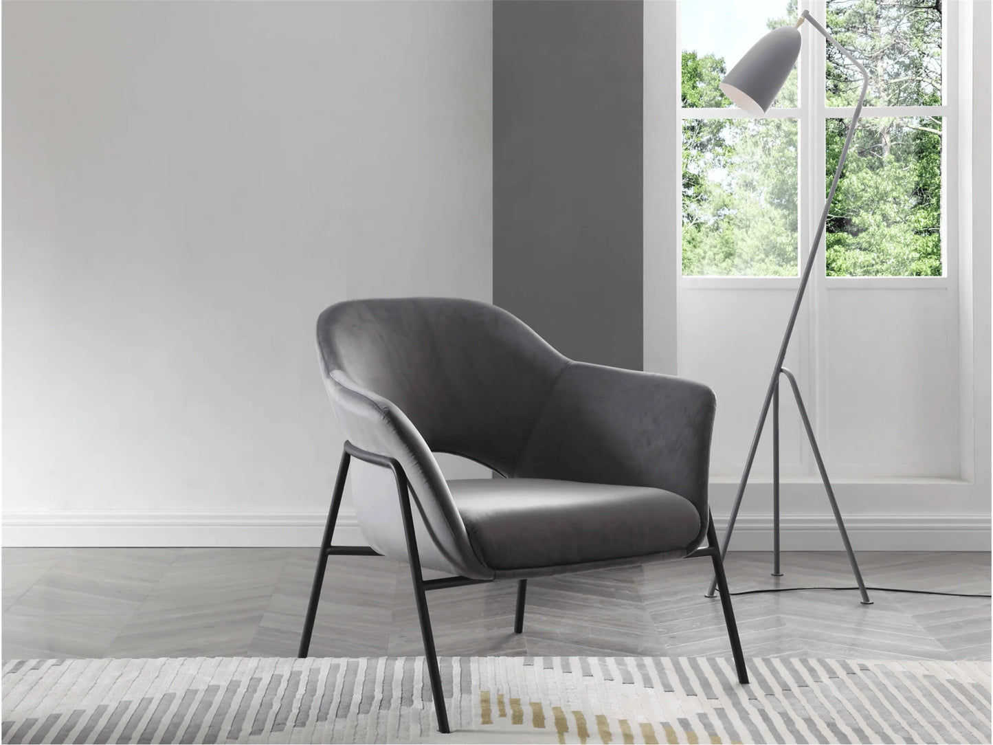 Luxury Modern Darla Accent Chair European Style for Villa