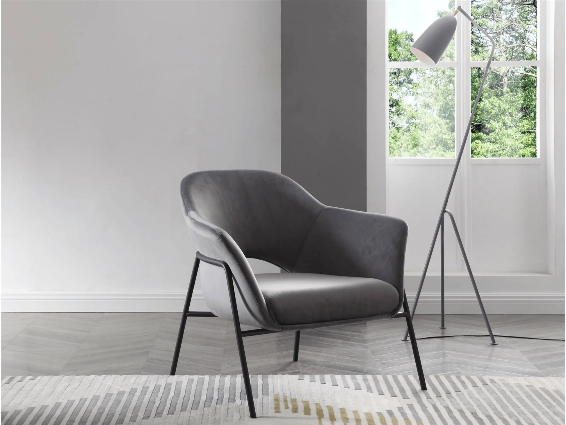 Luxury Modern Darla Accent Chair European Style for Villa