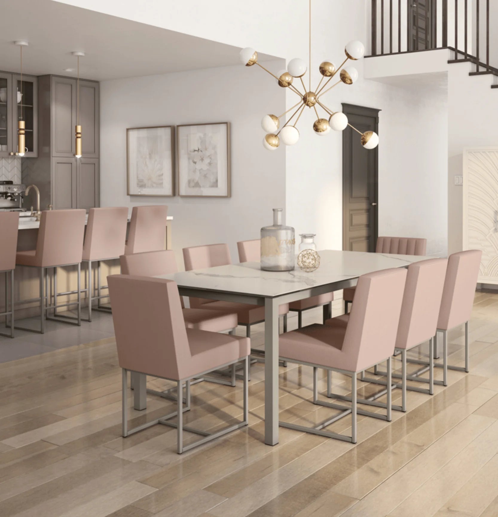 Luxury Modern Darlene Dining Chair European Style for Villa