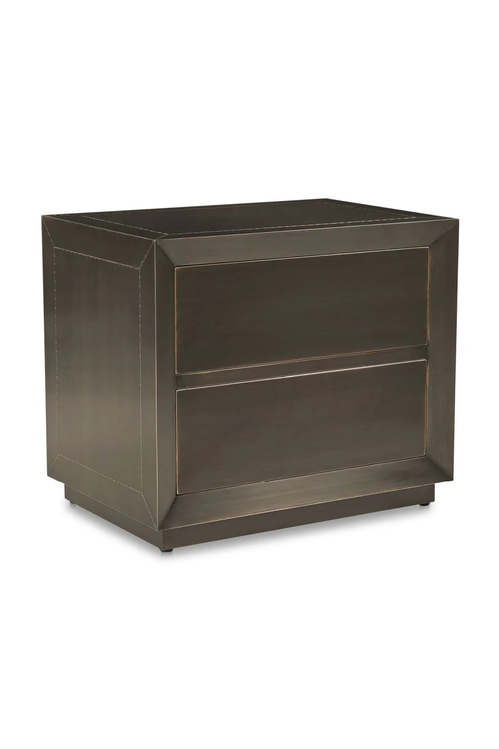 Luxury Modern Dawson 2-Drawer Nightstand European Style for Villa