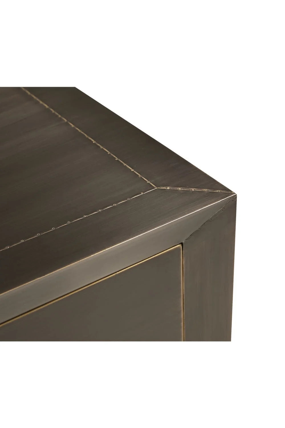 Luxury Modern Dawson 2-Drawer Nightstand European Style for Villa