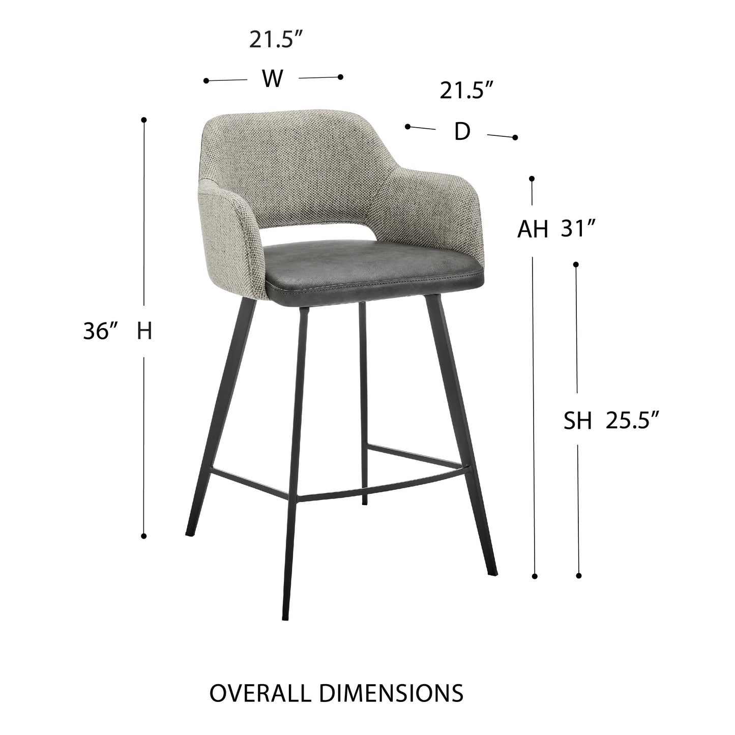 Luxury Modern Desire Counter Stool European Style for Villa
