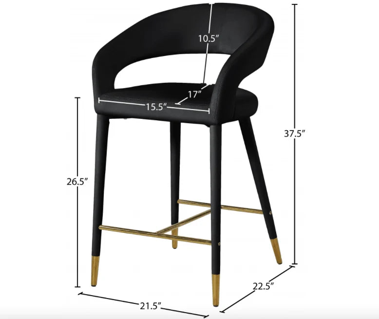 Luxury Modern Destin Counter Stool European Style for Villa