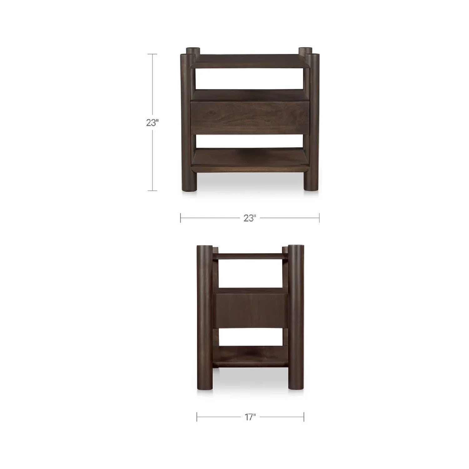 Luxury Modern Devin Nightstand European Style for Villa