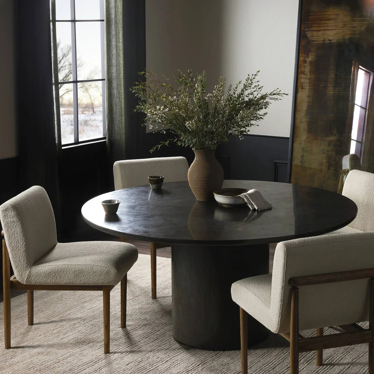 Luxury Modern Diya Dining Table European Style for Villa