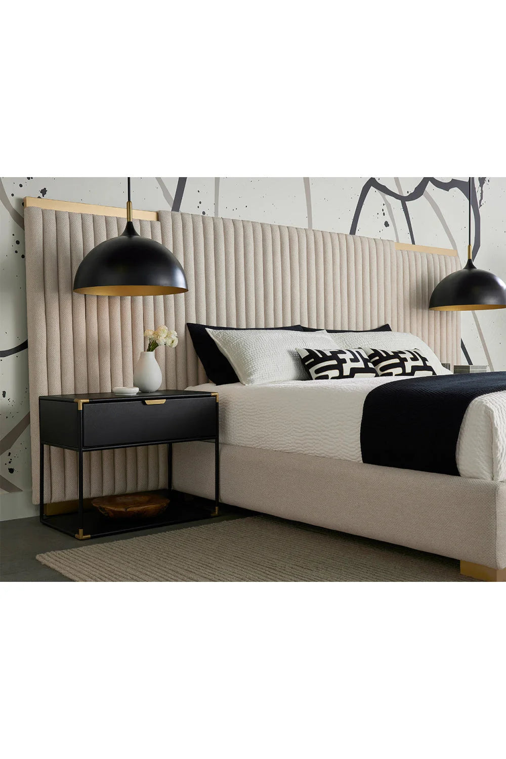 Luxury Modern Doone Nightstand European Style for Villa
