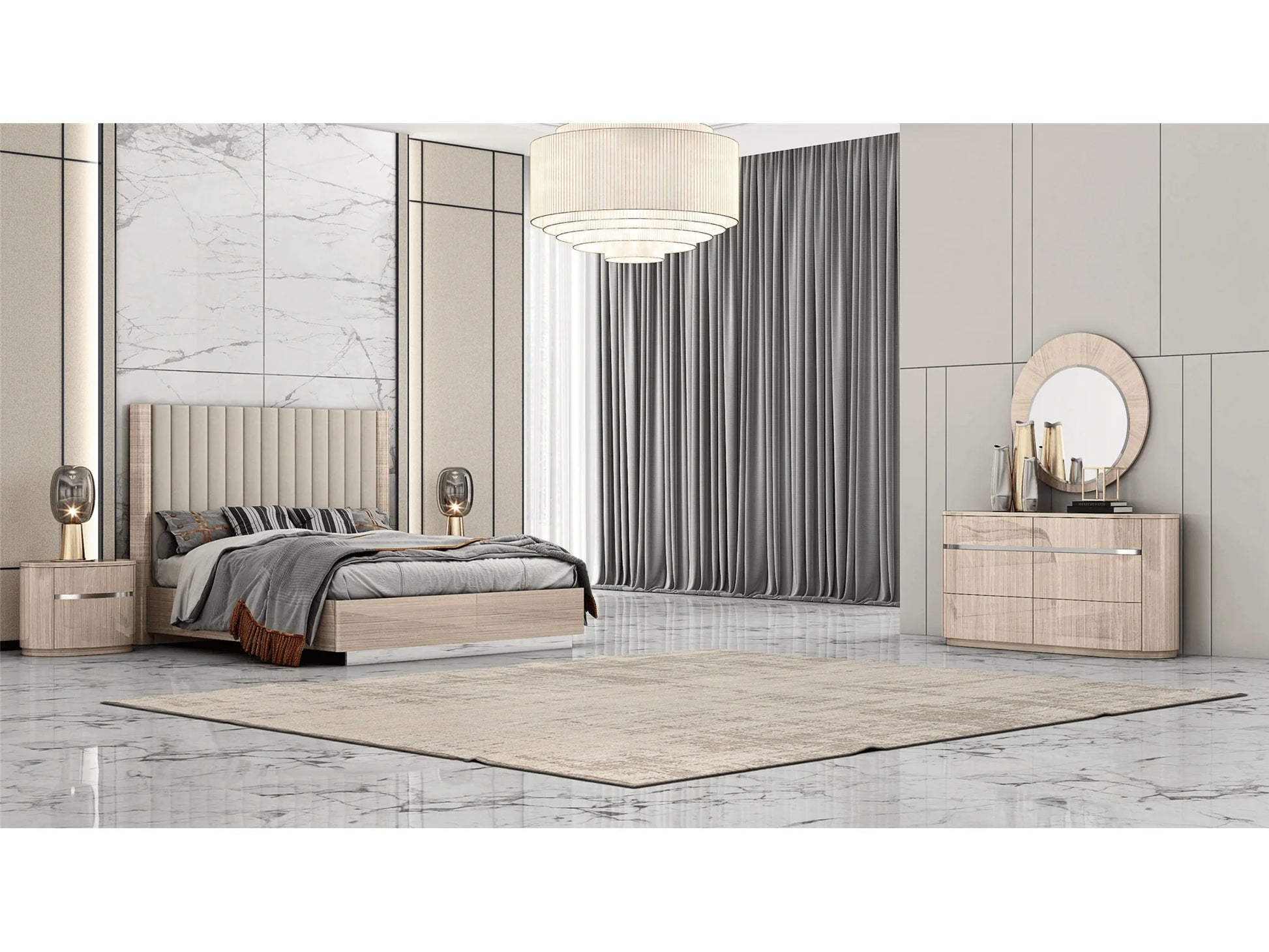 Luxury Modern Dorothy Bedroom Set European Style for Villa