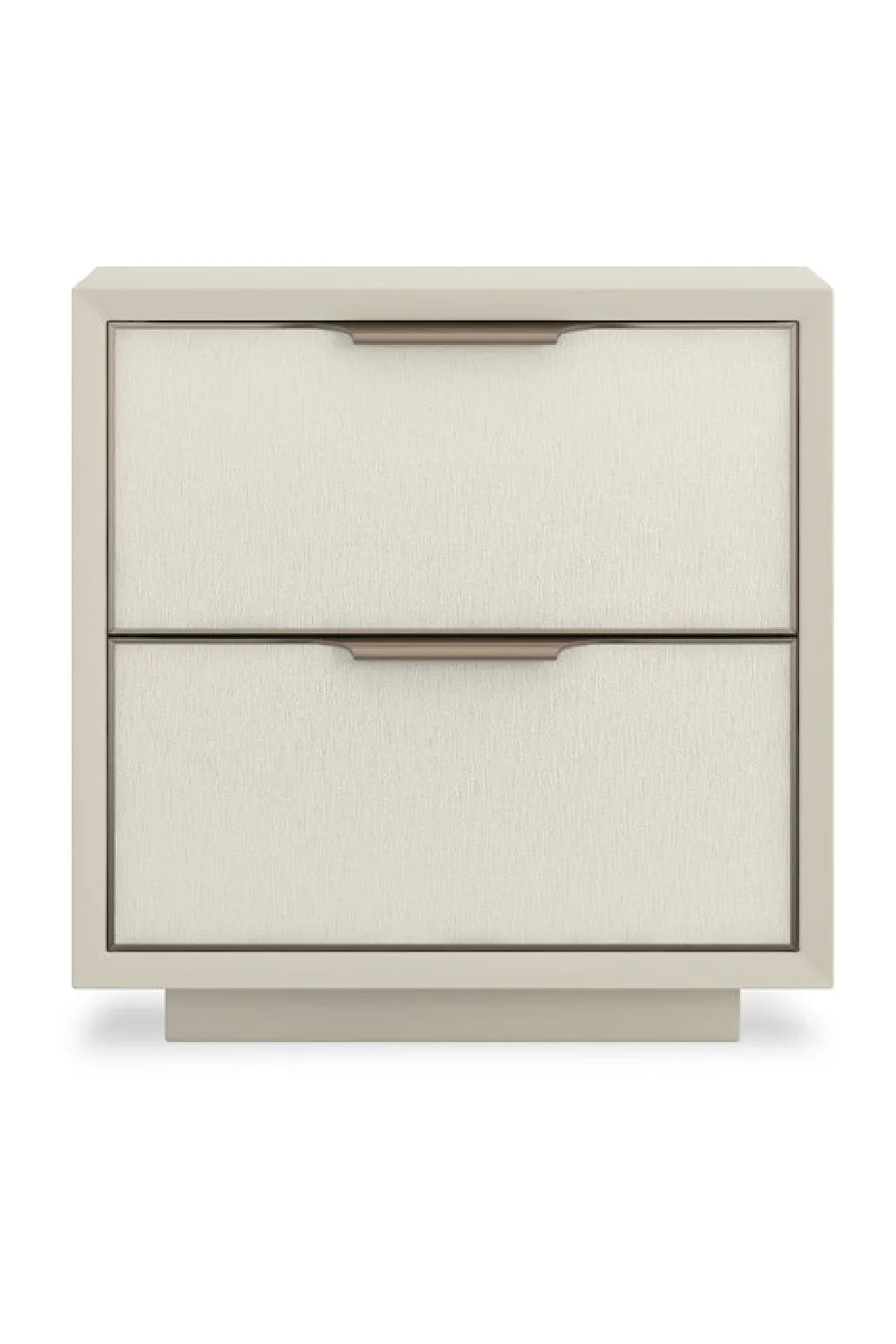 Luxury Modern Double Wrap 2-Drawer Nightstand European Style for Villa