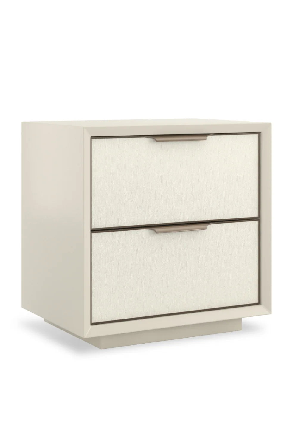 Luxury Modern Double Wrap 2-Drawer Nightstand European Style for Villa