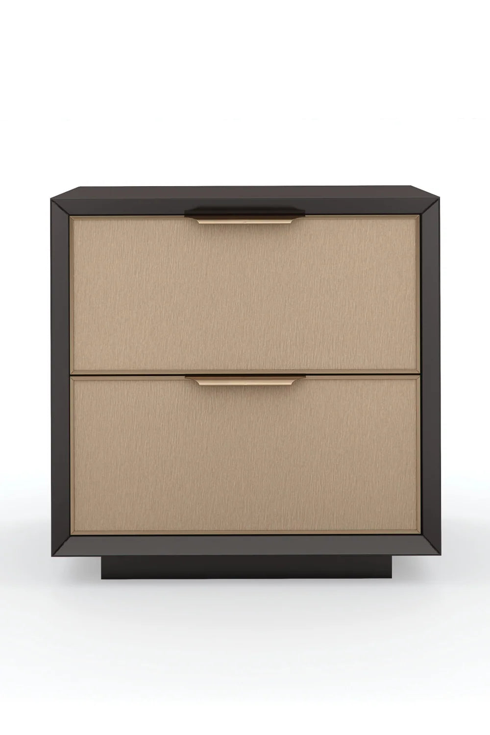 Luxury Modern Double Wrap 2-Drawer Nightstand European Style for Villa