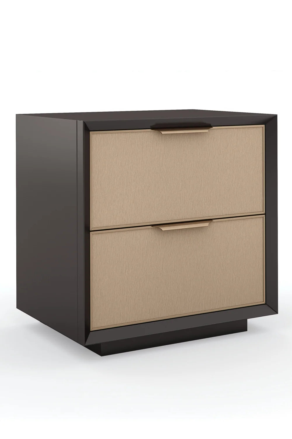 Luxury Modern Double Wrap 2-Drawer Nightstand European Style for Villa