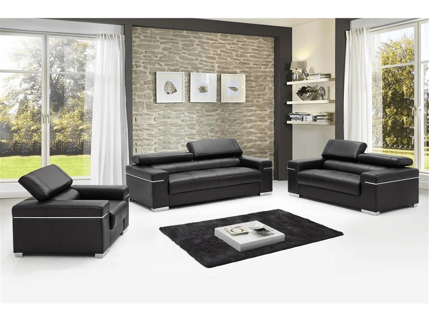 Luxury Modern Downtown Sofa European Style for Villa