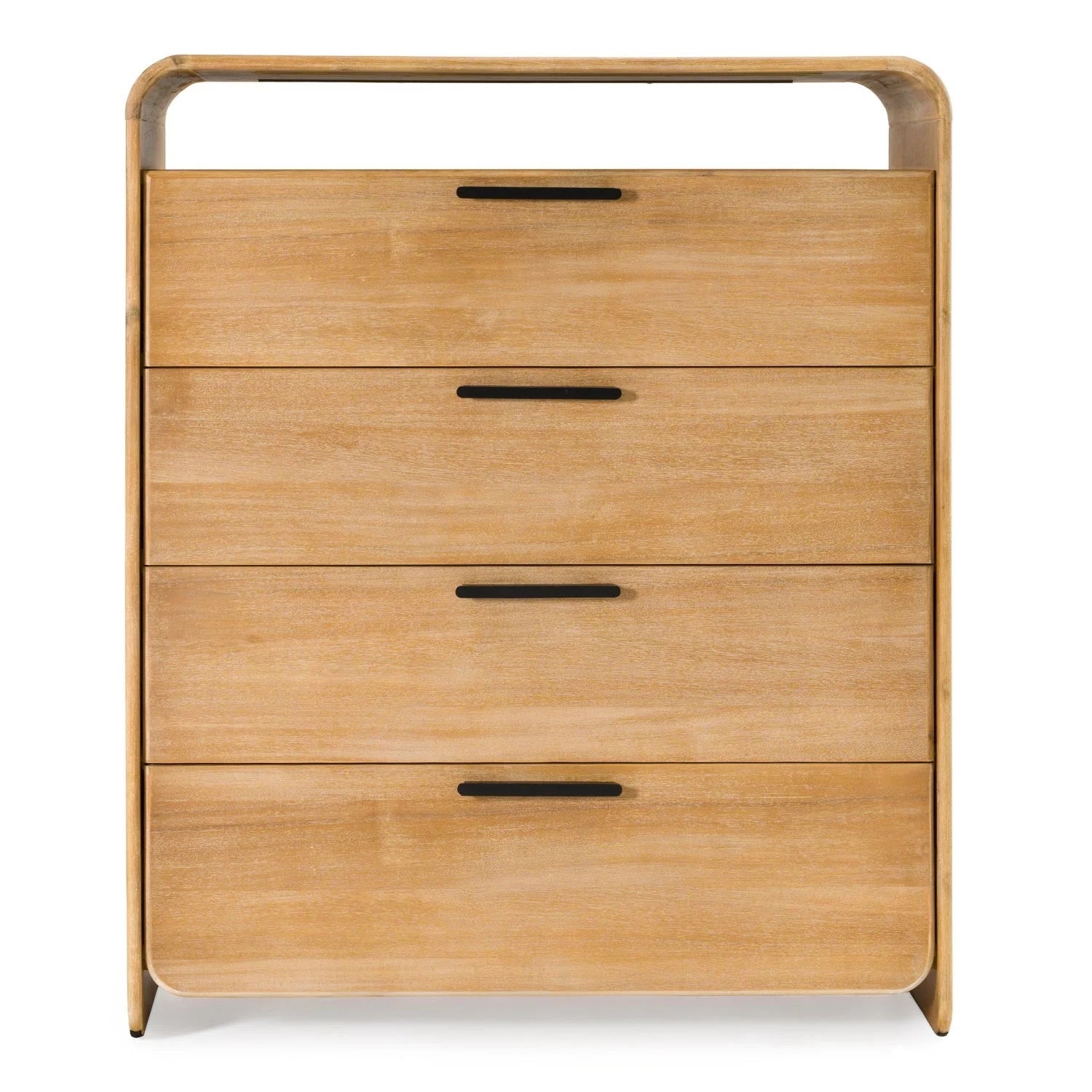 Luxury Modern Dresden Acacia 4-Drawer Chest European Style for Villa