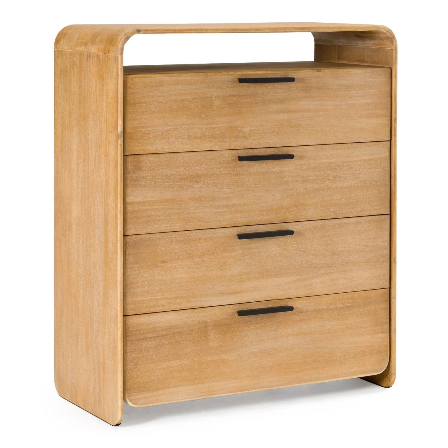 Luxury Modern Dresden Acacia 4-Drawer Chest European Style for Villa